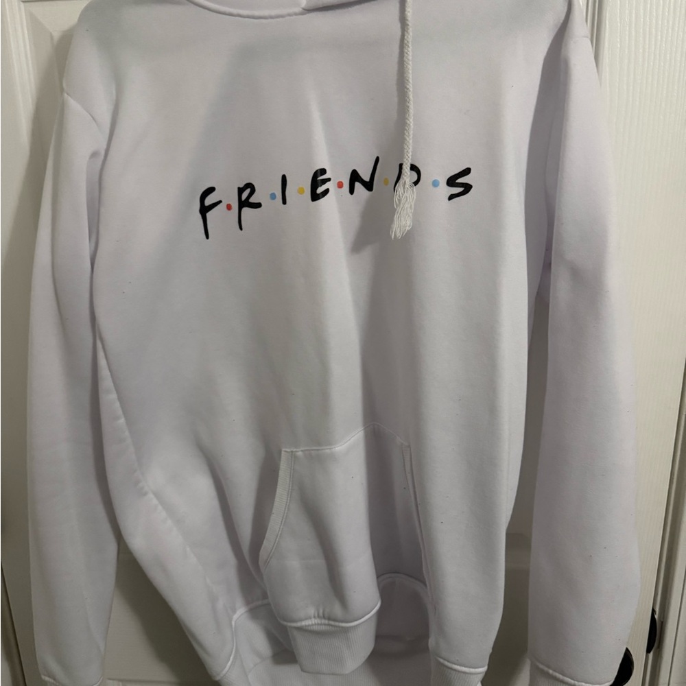 White Friends Hoodie